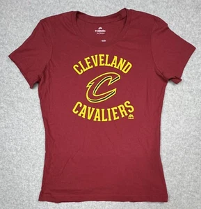 Womens Cleveland Cavaliers V-Neck T-Shirt Majestic Brand Size Medium NEW - Picture 1 of 8