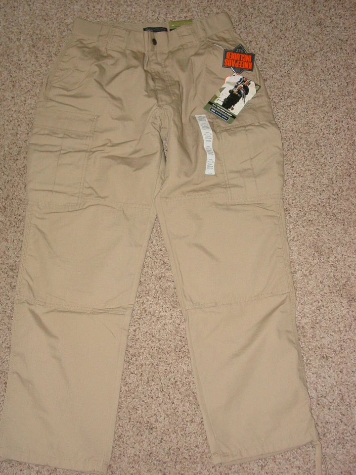 Authentic 5.11 Tactical Men's Superior Fit Ripstop TDU Khaki Pants 74003162lr