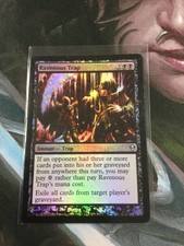 Ravenous Trap Near Mint Foil English Magic Card Zendikar MTG TCG