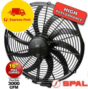 NEW EF3634 ITALIA Spal 3000cfm Puller Fan 16" Screw Blade 12v + Free AU Express - Picture 1 of 3