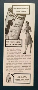 1941 Sani-Flush Advertisement The Hygenic Products Company Canton, Ohio - Picture 1 of 1