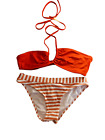 Pretty Little Thing/Primark Orange Mix Bandeau Halterneck Bikini Set UK 10/12