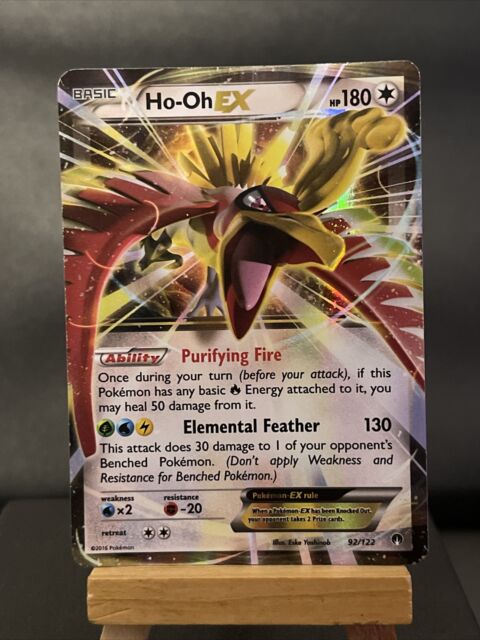 Pokemon XY Breakpoint Ho-Oh EX - 92/122 - Ultra Rare New NM 