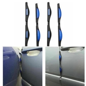4 piezas barra de protección puerta de coche barra de protección de puerta reflector coche puerta protección de bordes coche - Imagen 1 de 9