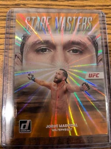 2023 Panini UFC DonRuss Orange Laser Staremasters Jorge Masvidal No. 2 - Picture 1 of 2