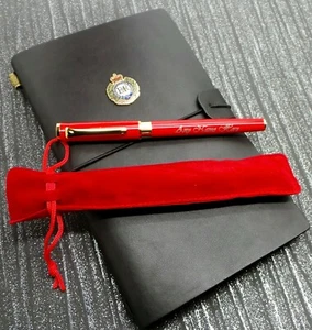 ROYAL ENGINEERS Leather Note Journal and Personalised Lux Pen Gold Army Gift Set - Picture 1 of 6