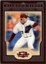 2008 Donruss Threads Diamond Kings Framed Red #23 Daniel McCutchen /100