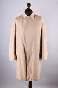 Men Burberrys London Classic Long Trench Coat Size XL - Picture 1 of 8