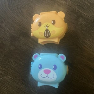 Polly Pocket Pet Connects x 2 - Hamsterbär Micro Play Sets 2 Stück 2019 - Bild 1 von 7