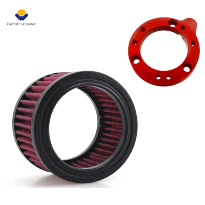 Air Filter Cleaner & Adapte For Harley-Davidson Sportster 883 1200 XL883 XLH1200 - Image 1 of 4