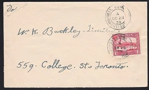 ANTIGUA 1939 1d Tarifbrief St. John's nach Kanada.............................B8817 - Bild 1 von 1