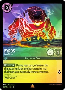 Lorcana COLD FOIL Pyros - Lava Titan - Into the Inklands # 187 - Imagen 1 de 1