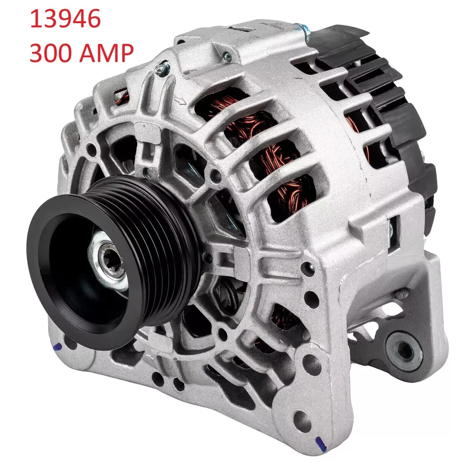 300 Amp High Output Alternator Volkswagen Golf L4 2.0L  2002-2006 smaller pulley Foto 1 de 3