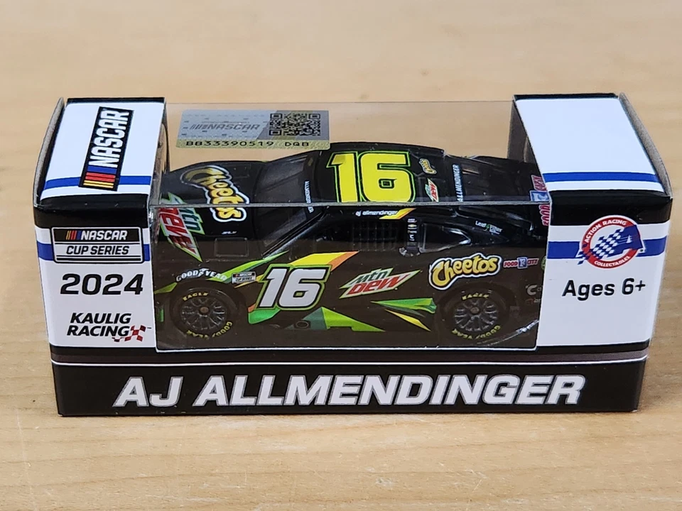 2024 #16 AJ Allmendinger 2023 Mountain Dew Cheetos 1/64 Action NASCAR Diecast - Image 1 of 1