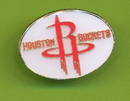 High Quality Enamel Lapel Pin - Houston Rockets    Includes Free Shipping - Image 1 of 1