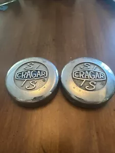 2 Cragar SS Center Wheel Cap Vintage Chrome Center Caps 3 1/4” Diameter Hub Cap - Picture 1 of 7