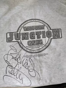 Camiseta vintage de manga larga Victory Junction Gang autografiada por Richard Petty - Imagen 1 de 8