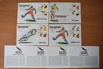 (WC22424) FOOTBALL - FDC EURO 2004, PORTUGAL, CV 14, USED, SEE SCANS - Image 1 of 4