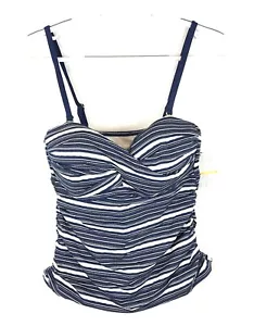 24th Ocean Women’s Blue Tankini Top Size Small - Picture 1 of 4