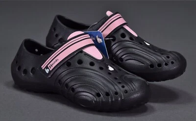 ZAPATOS ULTRALITE LIGEROS PARA MUJER HOUNDS NUEVOS CON ETIQUETAS NEGRO/ROSA SUAVE 5/6 Foto 1 de 4