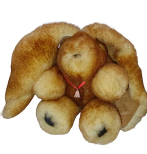 De colección Brazos Articulados Piernas Oveja Cordero Lana Lazo Oreja Conejo Peluche - Imagen 1 de 8