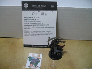 =Dungeons and Dragons D&D DRAGONEYE Clérigo de Nerull 30/60 con tarjeta= - Imagen 1 de 1