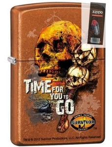 Zippo 1531 survivor tv show time to go toffe Lighter + FLINT PACK - Picture 1 of 1