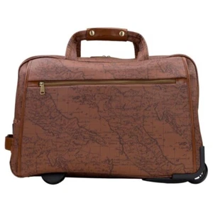 *Patricia Nash Argentella Large Trolley Bag - Riot Rust Map - RETAIL $329.95 - Picture 1 of 2