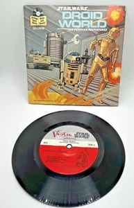 1983 Vintage Book and Record Read-Along Star Wars Droid World 33 1/3 RPM - Picture 1 of 23