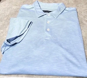 New! TOMMY BAHAMA-Lite Blue Tencel/Poly, Mens SS/3B, Summer Polo Shirt-(XL) - Bild 1 von 3