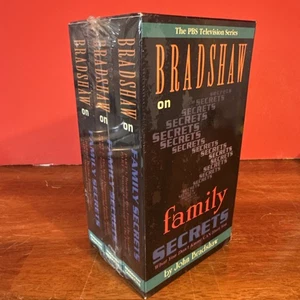 Bradshaw On Family Secrets - VHS Box Set - PBS Television Series NEW 3 Tape Set - Picture 1 of 5