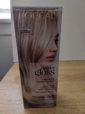 L'Oreal Le Color Gloss One Step тонизирующий блеск классный блондин 4 унц (3 применения) - Изображение 1 из 2