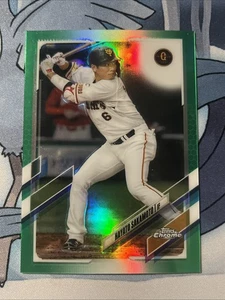 2021 Topps Chrome -NPB #118 - Hayato Sakamoto - rifrattore verde #’d 17/99 - Foto 1 di 3