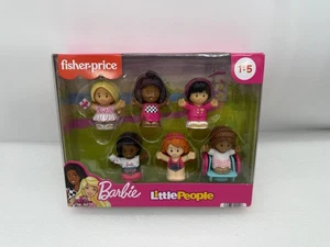 NEW Fisher Price Little People BARBIE 2.5" Tall Figure Bundle 6-Pack Gift Set - Picture 1 of 2