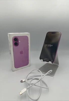 Apple iPhone 16, 128GB, Pink, T-MOBILE, OPEN BOX EXCELLENT, 100% Battery Health - Image 1 of 4