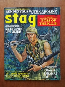 Vintage Stag Men's Adventure Pulp Magazine March 1968 Great Condition - Picture 1 of 2