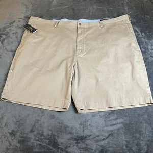 Polo Ralph Lauren Chino Shorts Flat Front Classic Fit Stretch Beige Mens 50B NWT - Picture 1 of 13