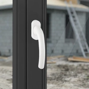 HOPPE Fenstergriff Tokyo 0710/U26 F9001 cremeweiß Stiftlänge 40 mm mit Schrauben - Bild 1 von 7