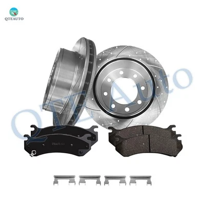 Тормозные колодки с просверленными отверстиями 6 330 R-D785 7653 для 2005 2006 GMC Sierra 1500 HD - Изображение 1 из 4