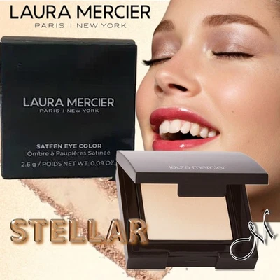 Laura Mercier Sateen Eye Colour Shadow*~STELLAR (Champagne Shimmer) 2.6g NIB $30 - Image 1 of 4
