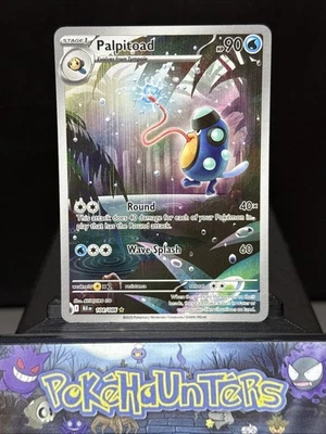 Pokemon Card Palpitoad 104/086 Black Bolt Illustration Rare Near Mint - Image 1 of 2