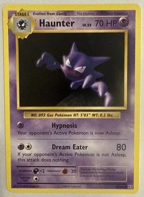 Haunter - 29/102 - Base Set - Pokémon TGC Card - NM/Mint - Image 1 of 2