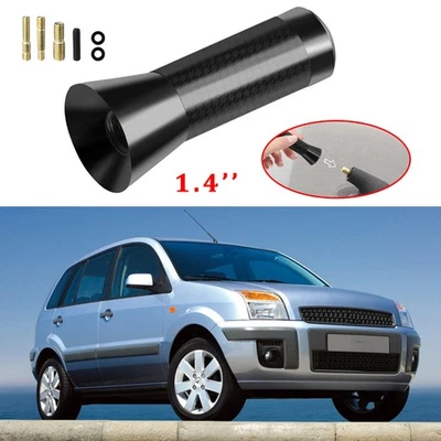Carbon Fiber 1.4" Short Car Antenna Aerial Radio AM/FM Mast For Ford Fusion SE - Image 1 of 4