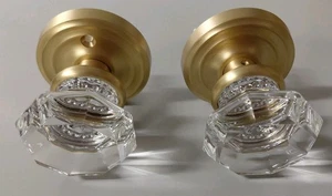 Ridgecrest Mountain Torrey Satin Brass Interior Bed/Bath Privacy Door Knob - Picture 1 of 9
