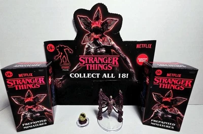 NUEVO 2025 Stranger Things miniaturas prepintadas huevo demogorgon y vecna flotante Foto 1 de 2