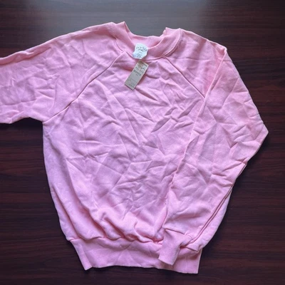 Vintage 70s 80’s 20/20 Sport Blank Crewneck Sweatshirt Pink Size M USA MADE - Image 1 of 4