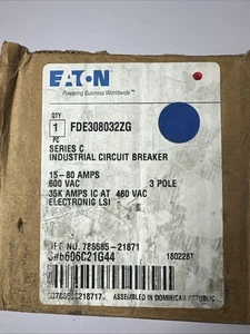 Eaton FDE308032ZG Circuit Breaker New In Box - Picture 1 of 5