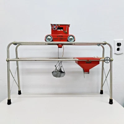 Cargador de arena aéreo Tonka de colección juguete de construcción de acero prensado 1955 buen estado Foto 1 de 4