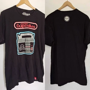 Johnny Cupcakes Shirt Retro Gamer Videospiel Nintendo Y2K Schwarz XL - Bild 1 von 7