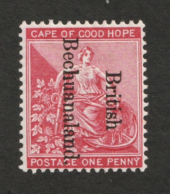 1893 British Bechuanaland Sc# 38 - One Penny, Britannia. MH Cv$7.00 - Image 1 of 1